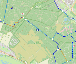 Ingetekend paardenpad Remmerstein